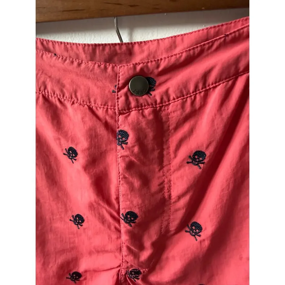 John Varvatos skull swim trunks men's size 32